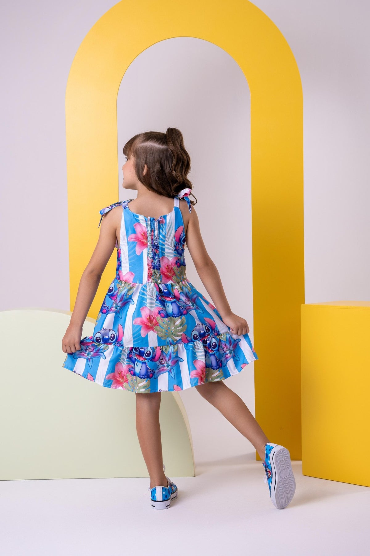 Vestido Temáticos Ysa Kids Stitch Azul (VESTTMTCYSAKDSSTASZ)