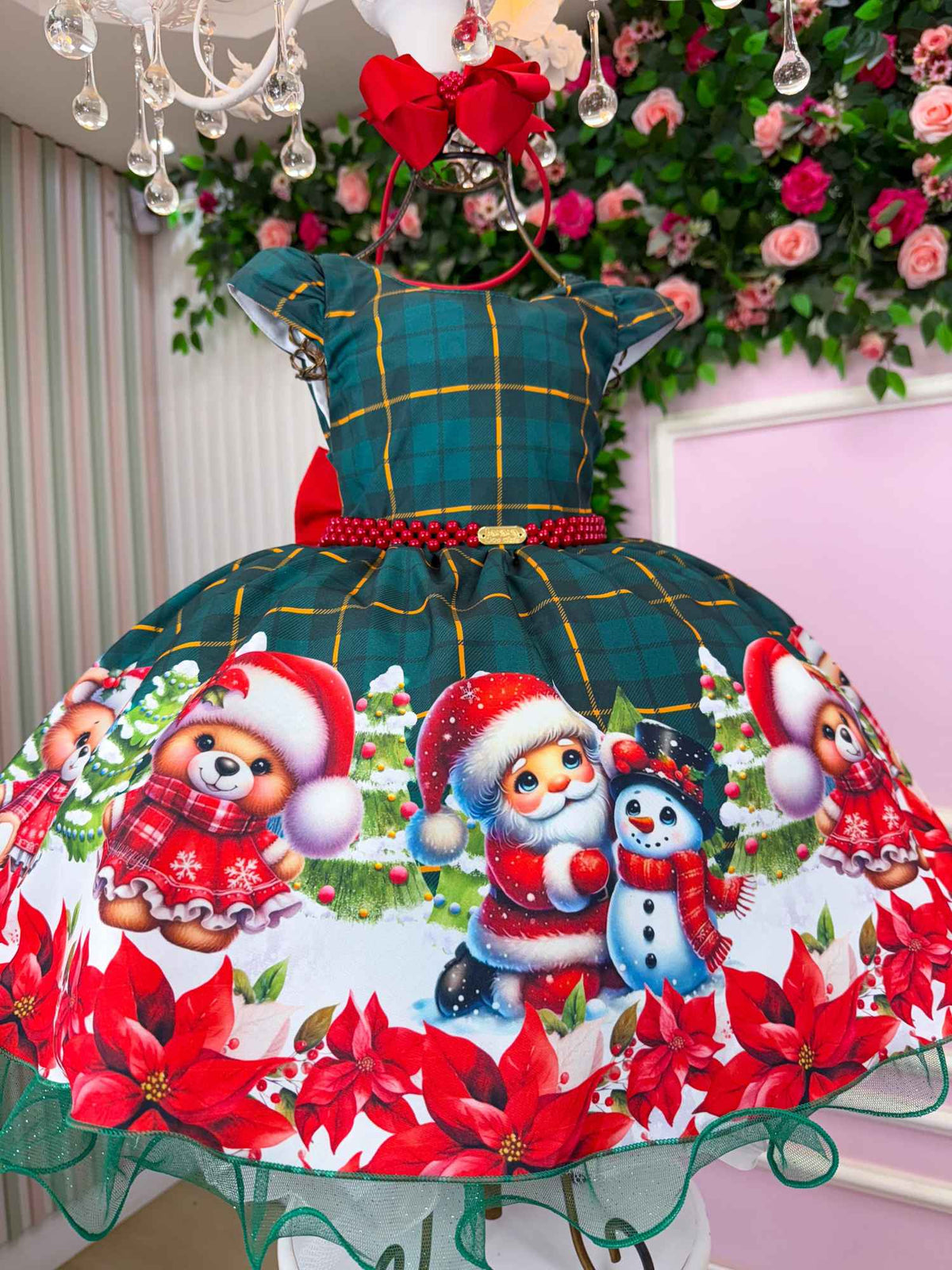 Vestido Banana Club Brilho de Neve - Natal (VESTBNNCLBBRLDNV)