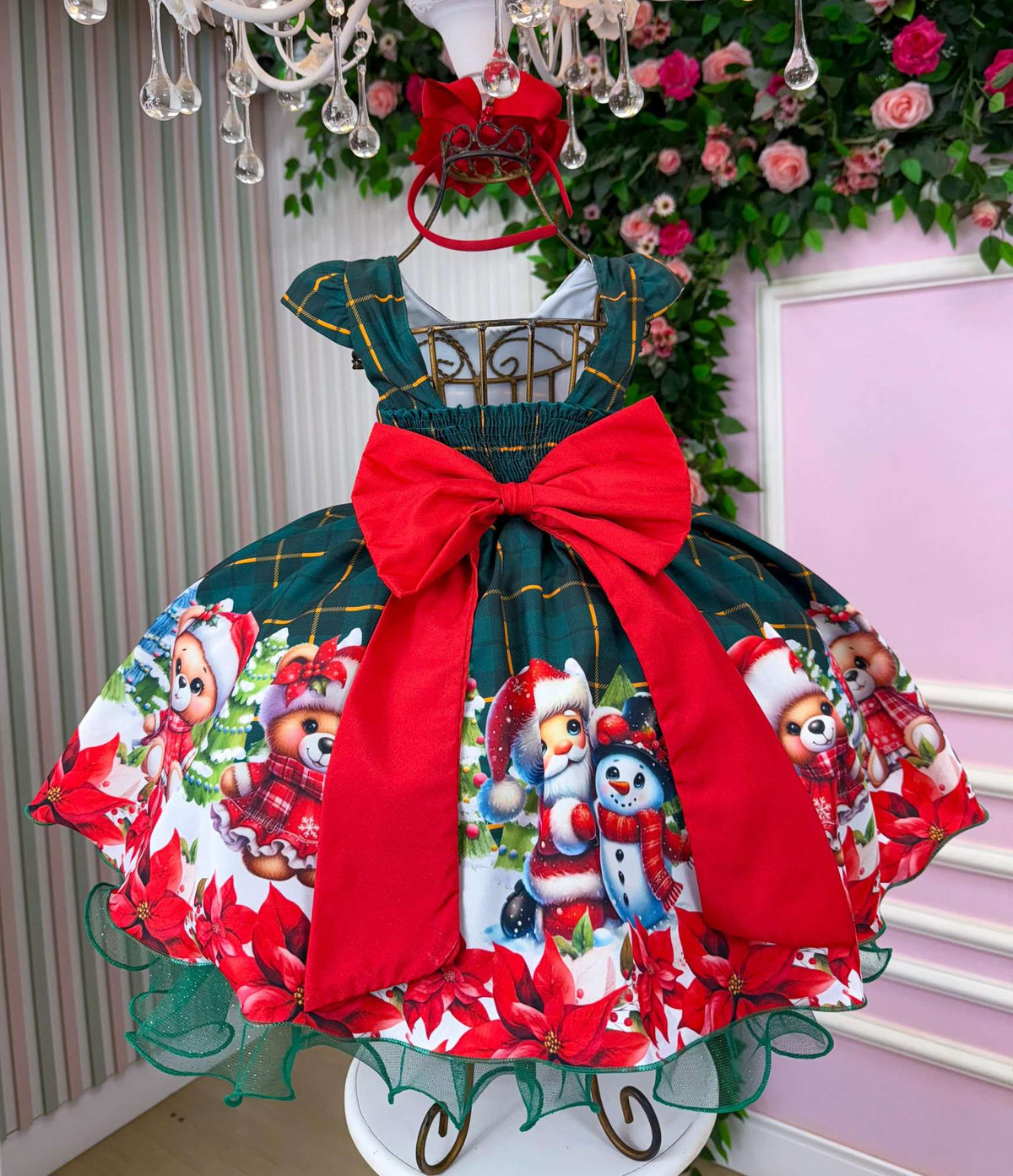 Vestido Banana Club Brilho de Neve - Natal (VESTBNNCLBBRLDNV)