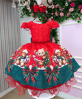Vestido Banana Club Teddy Natalino Vermelho (VESTBNANCLBNTLNTDDVERM)