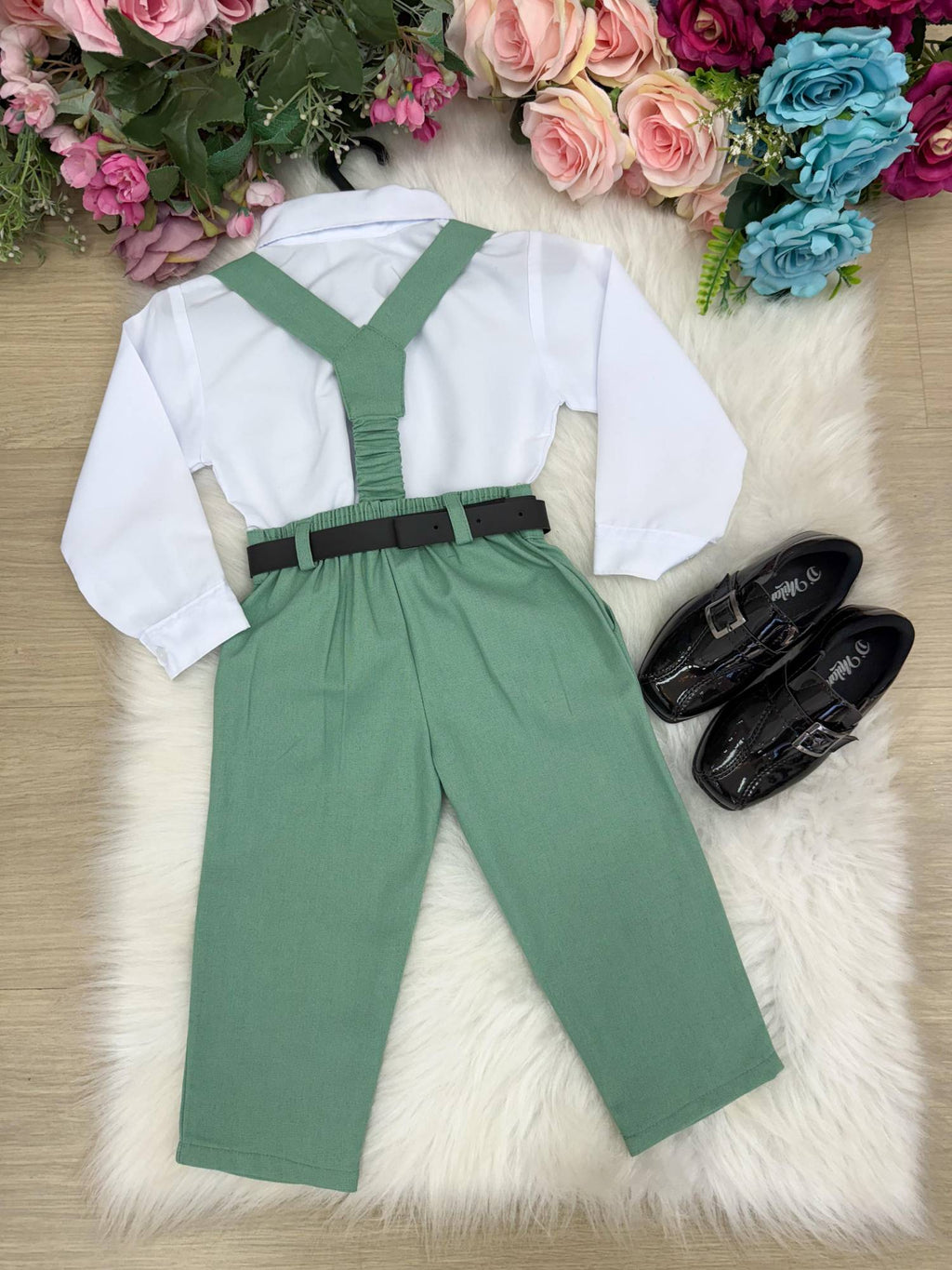 Conjunto Miss Cherry Vitor Suspensorio Verde (CNJTMSSCHRVTSPNVRD)