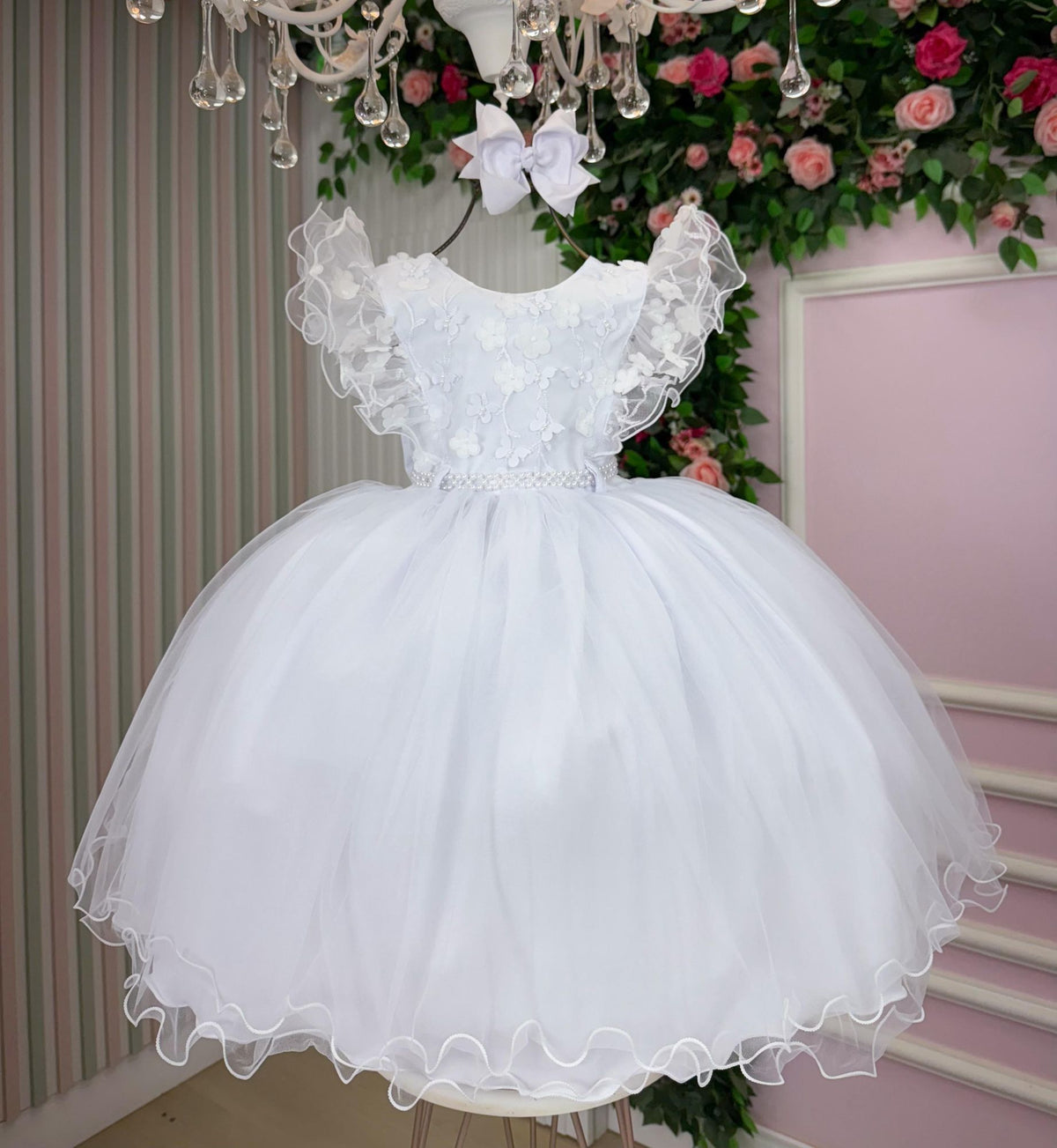 Vestido Infantil Menina Bonita Angelie Branco (VESTMNBNTANGLBR)