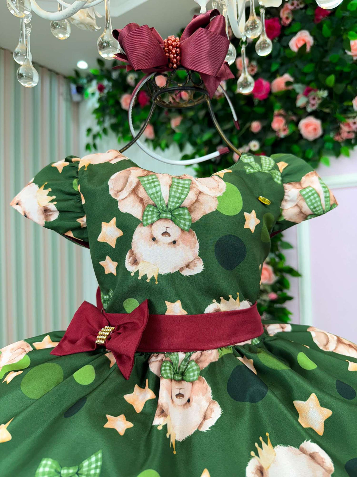 Vestido Banana Club Encanto de Natal Verde (VESTBNNCLBENNT)