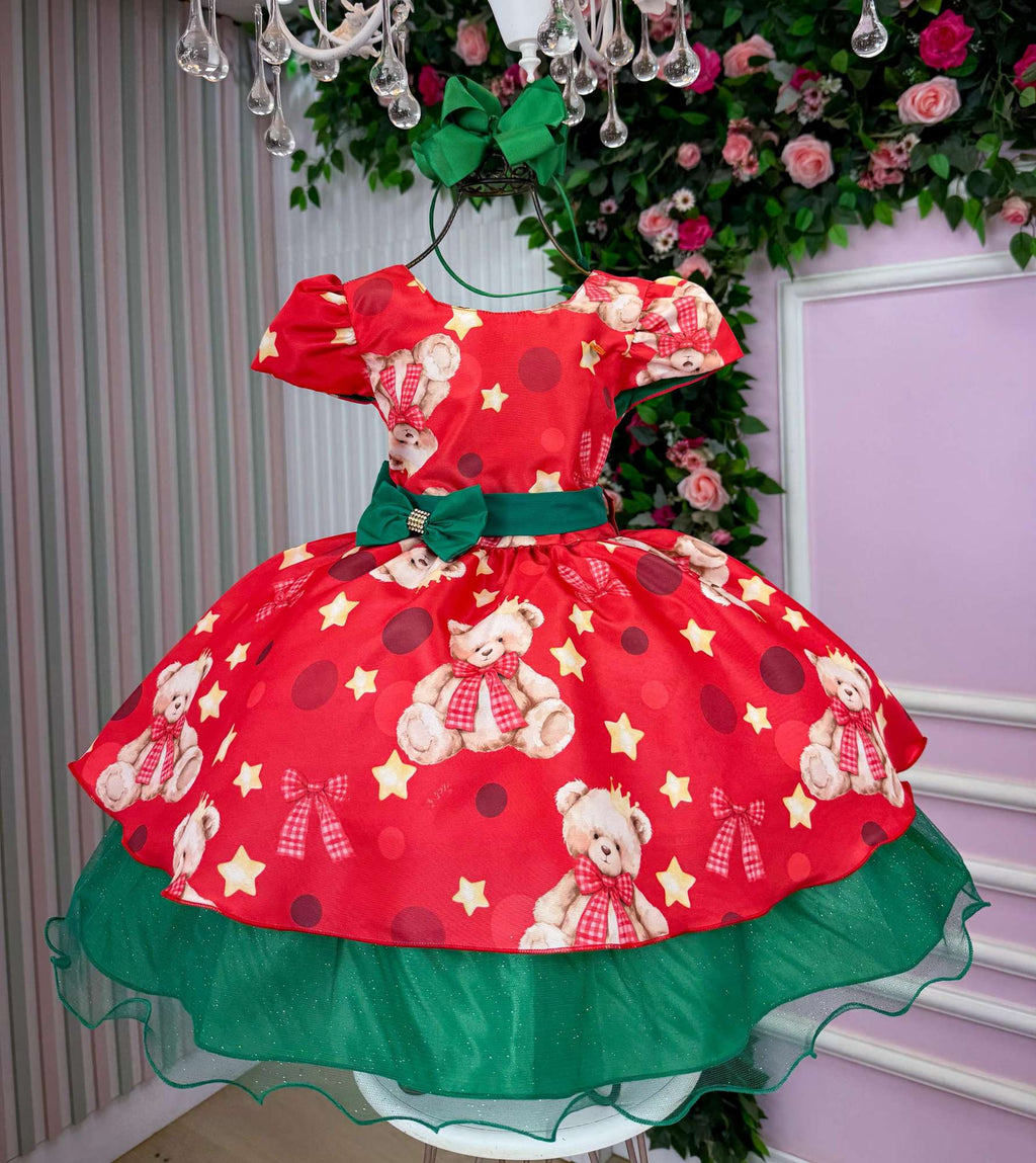 Vestido Banana Club Encanto de Natal Vermelho (VESTBNNCLBENCNTVRM)