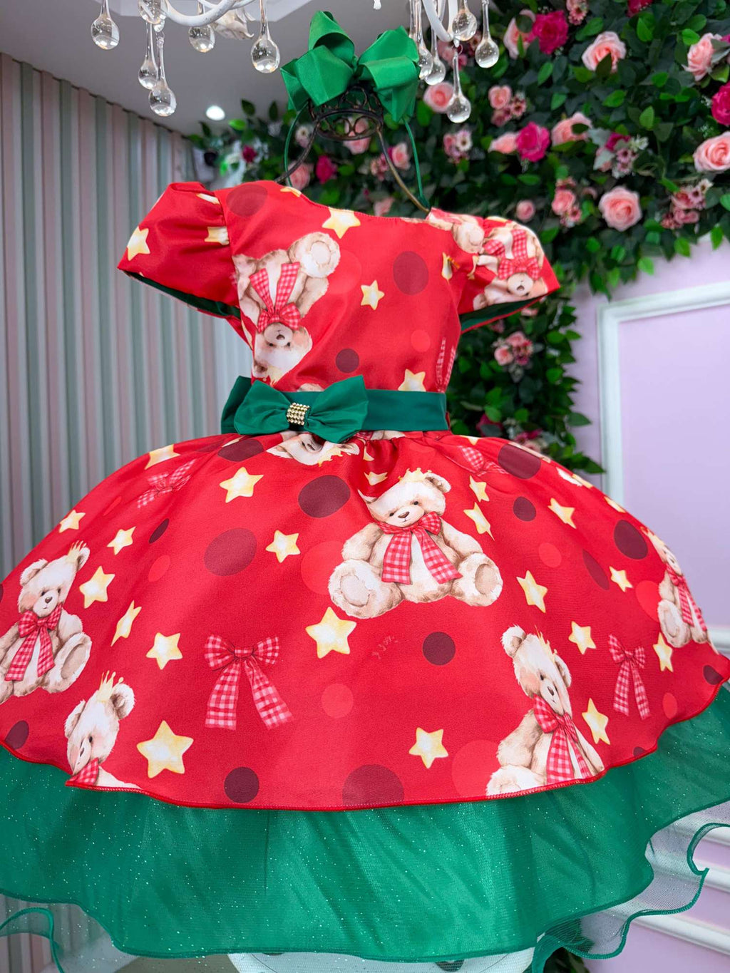 Vestido Banana Club Encanto de Natal Vermelho (VESTBNNCLBENCNTVRM)