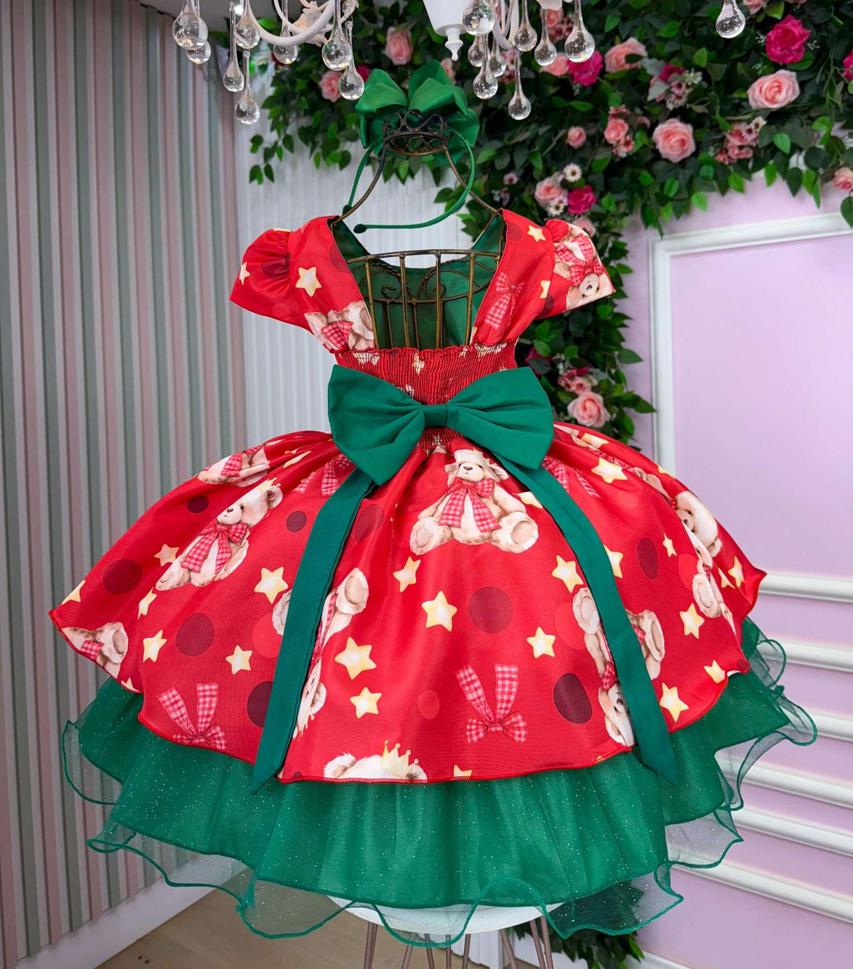 Vestido Banana Club Encanto de Natal Vermelho (VESTBNNCLBENCNTVRM)