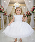 Vestido Marie Jardim das Borboletas Branco Viviane (VSTDMJDDBORBVV)