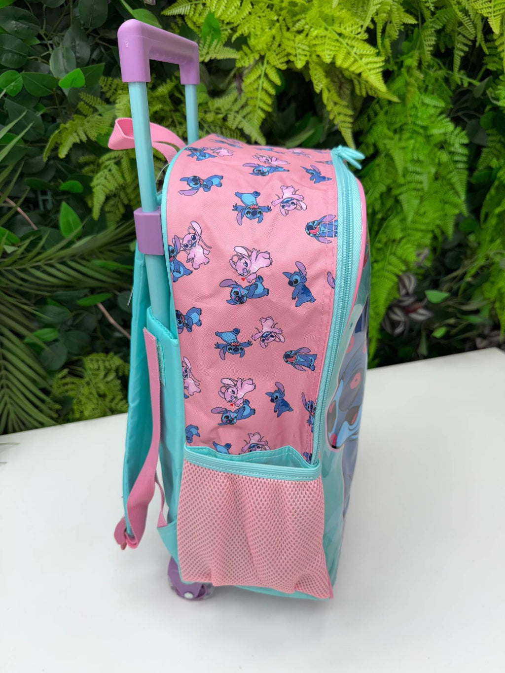 Mochila Rodinha Stitch e Angel (KITMRLCNSTAN)