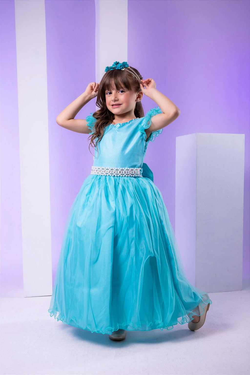 Vestido Marie Longo Amanda Verde Tiffany (VESTMRELONGAMNDVRDTFFN)