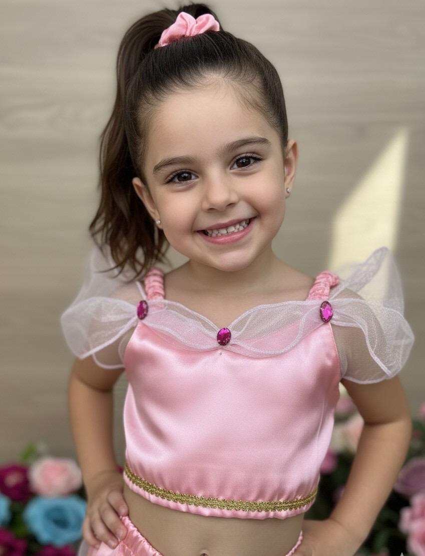 Fantasia Princesa Belli Princesa Jasmine Rosa (FNTSPRINBLJSMRSA)