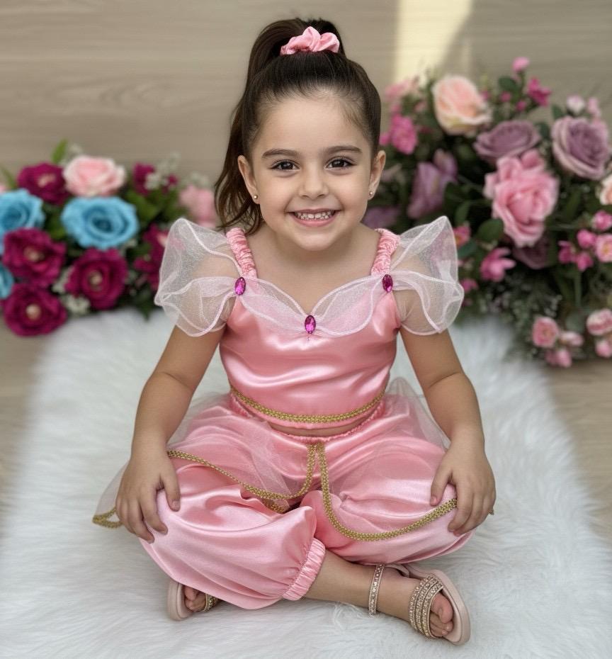 Fantasia Princesa Belli Princesa Jasmine Rosa (FNTSPRINBLJSMRSA)
