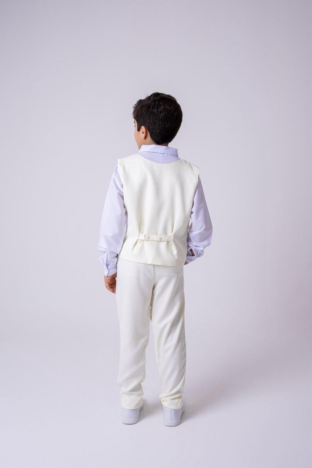 Conjunto Miss Cherry Social Leonardo Colete Amarelo Claro (CONJMSCHRSCILCLTAMRLCLR)