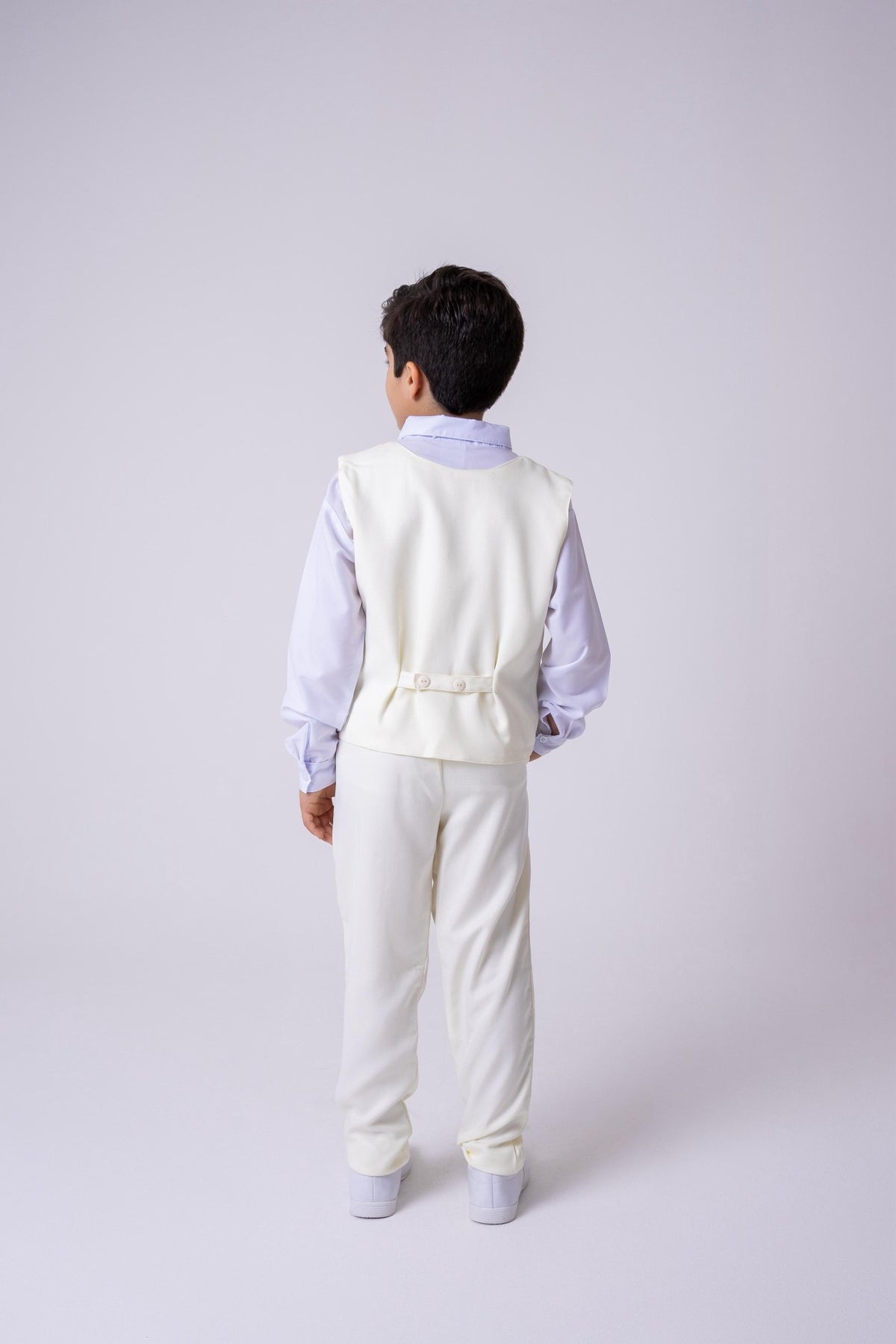 Conjunto Miss Cherry Social Leonardo Colete Amarelo Claro (CONJMSCHRSCILCLTAMRLCLR)