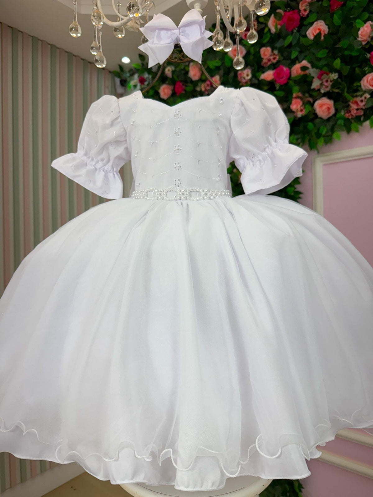 Vestido Bella Child Priscila Branco (VESTBLACHLSPRRSCLBRC)