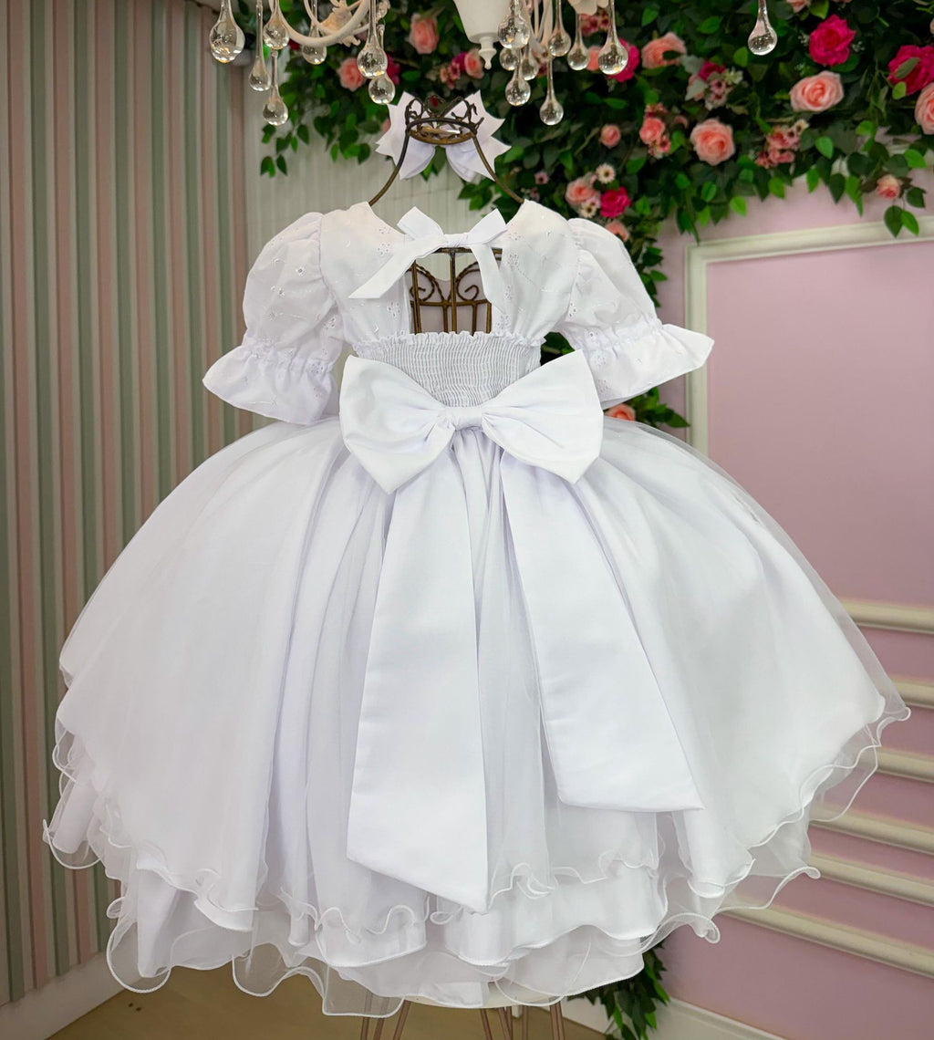 Vestido Bella Child Priscila Branco (VESTBLACHLSPRRSCLBRC)
