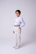 Conjunto Miss Cherry Meninos Social Linho Vitor (CJTMSCMSSCHRSCL5)