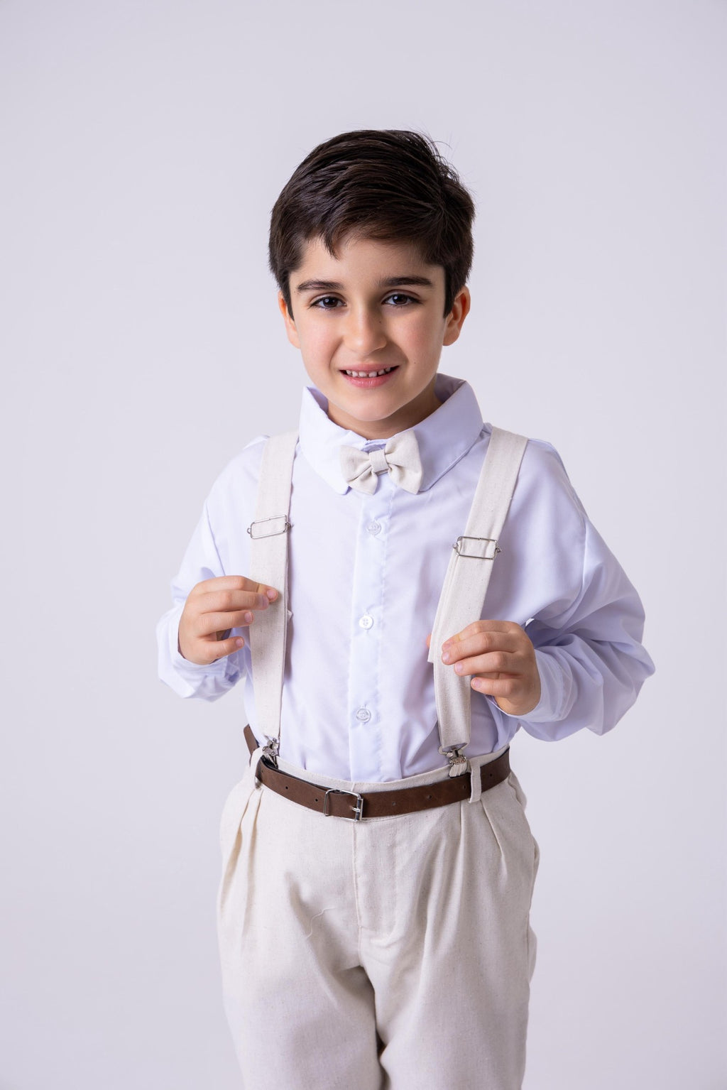 Conjunto Miss Cherry Meninos Social Linho Vitor (CJTMSCMSSCHRSCL5)