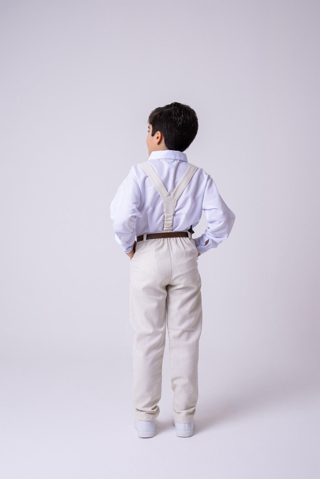 Conjunto Miss Cherry Meninos Social Linho Vitor (CJTMSCMSSCHRSCL5)
