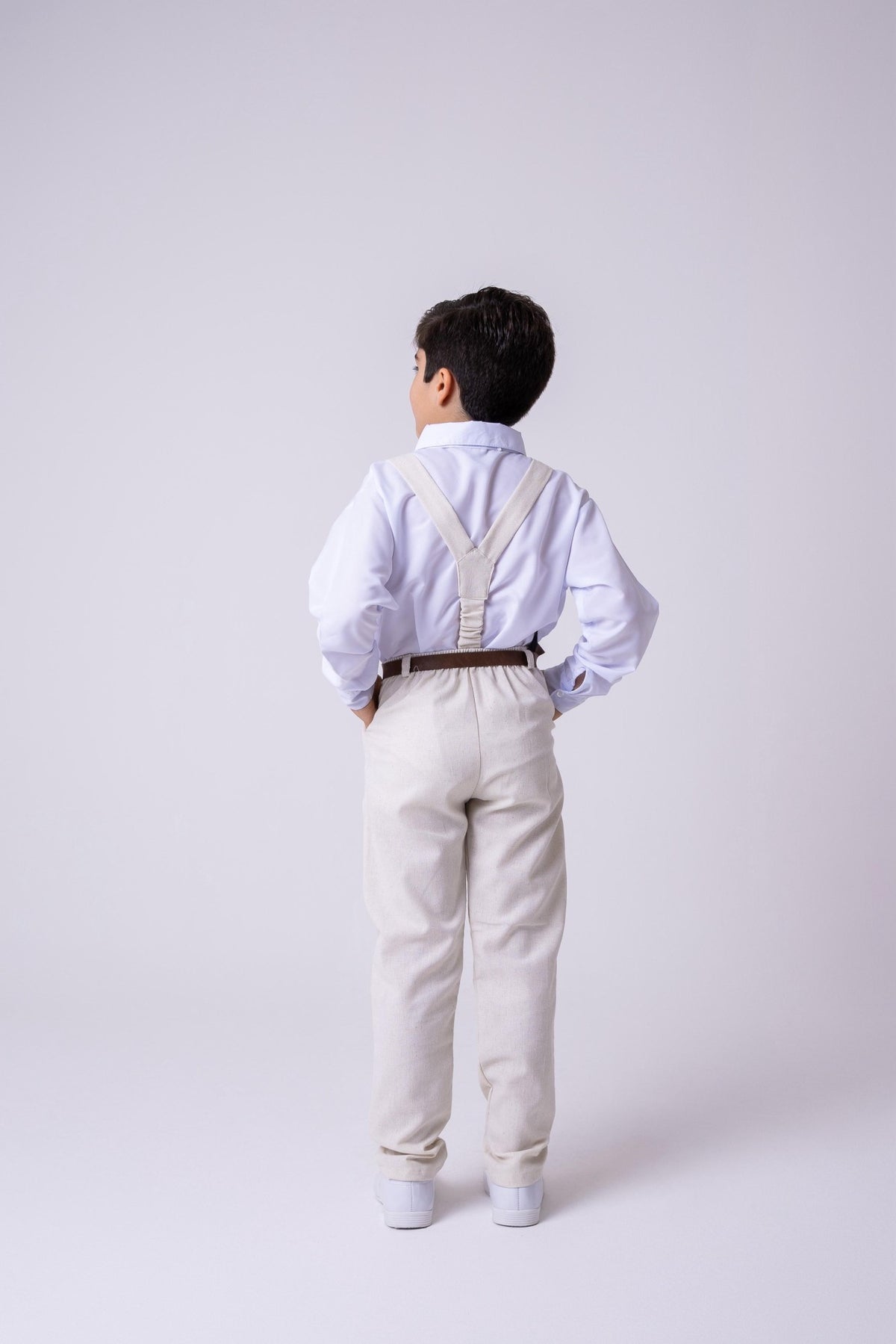 Conjunto Miss Cherry Meninos Social Linho Vitor (CJTMSCMSSCHRSCL5)