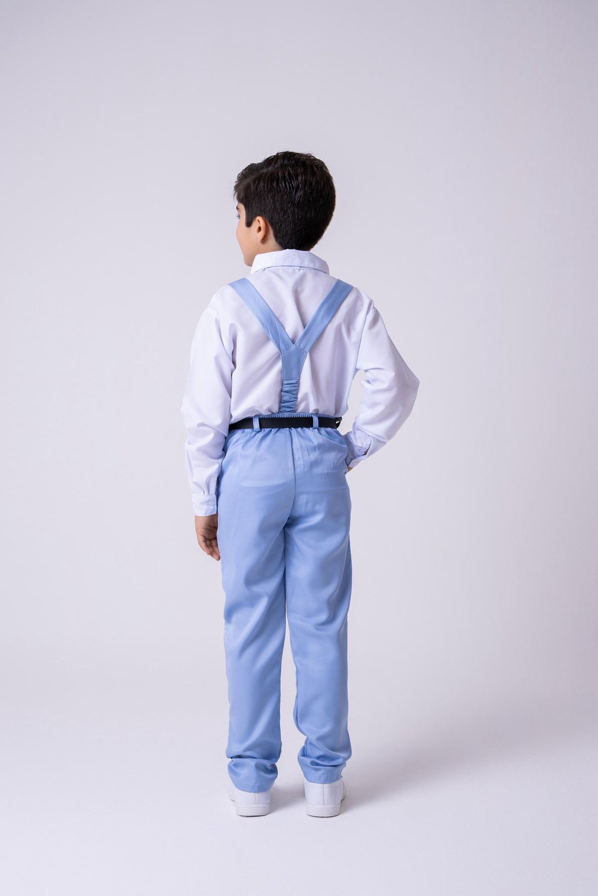 Conjunto Meninos Miss Cherry Leo Suspensorio Azul Claro (CNJTMNNMSSCHRLOSPNAZLSRT)