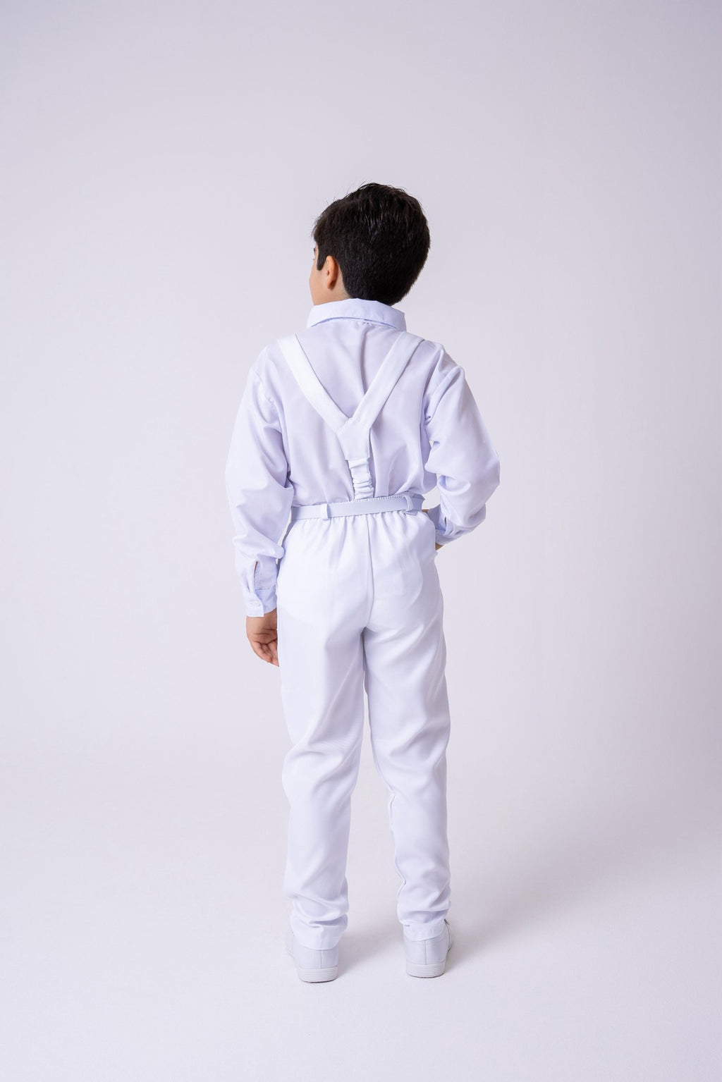 Conjunto Meninos Miss Cherry Leo Suspensorio Branco (CNJTMNNMSSCHRLEOBRNCO)