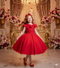 Vestido Bella Child Ravena Vermelho (VESTBLLCHLDRVVM)