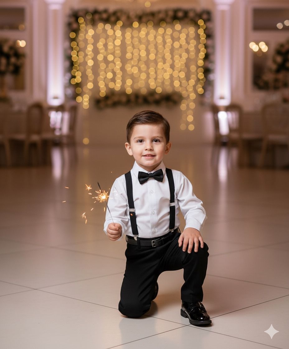 Conjunto Meninos Miss Cherry Leo Suspensorio Preto (CNJTMMMSSCHRLEOSPNPRT)
