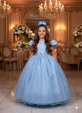 Vestido Marie Longo Heloisa Azul Bebe (VESTMRELNFHOLLSAZUBB)