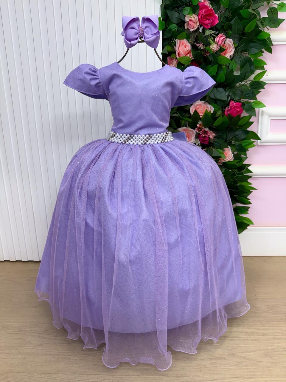 Vestido Marie Longo Heloisa Lilas (VESTMRELNGHLISLLAS)