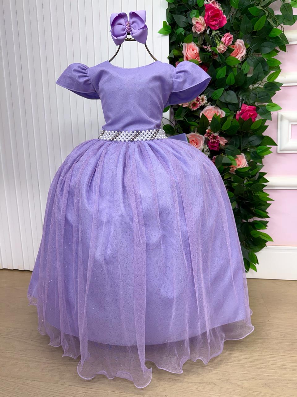 Vestido Marie Longo Heloisa Lilas (VESTMRELNGHLISLLAS)