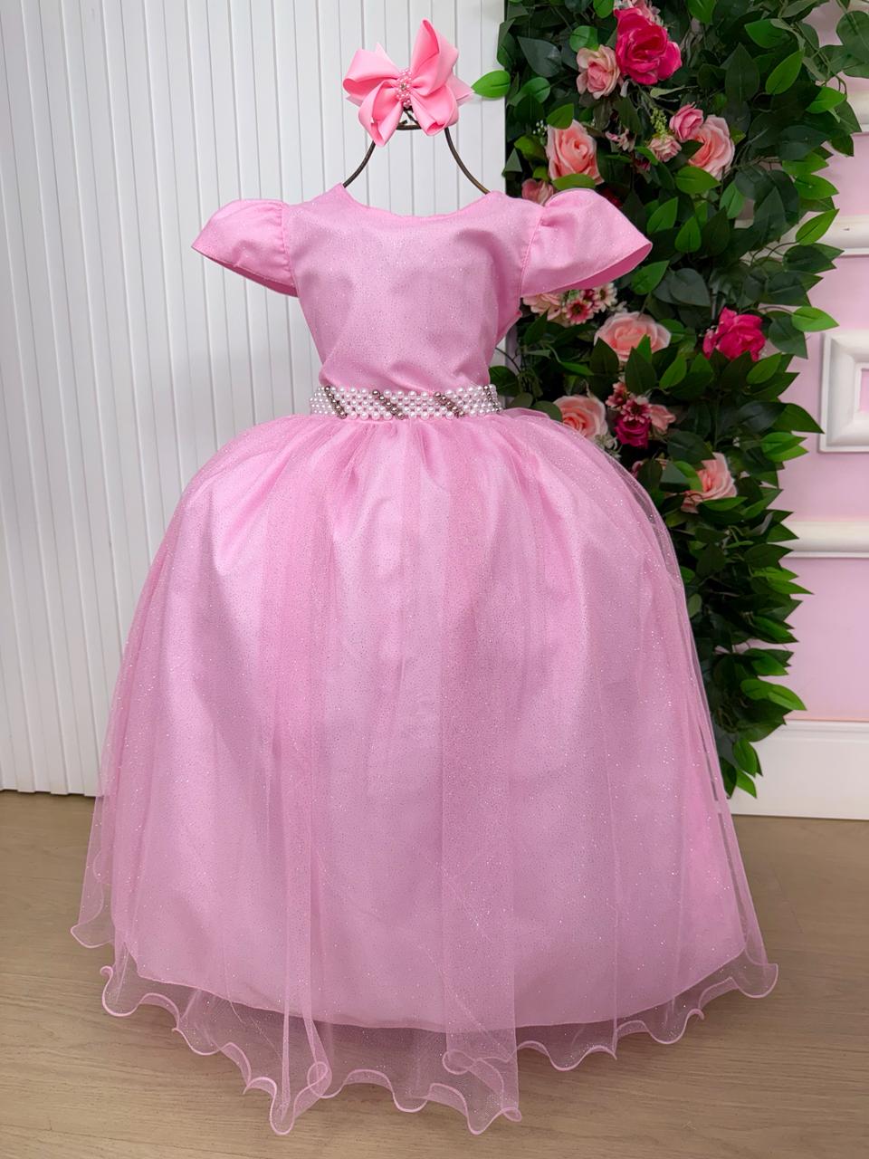 Vestido Marie Longo Heloisa Rosa Bebe (VESTMRIELGNHLIRSBB)