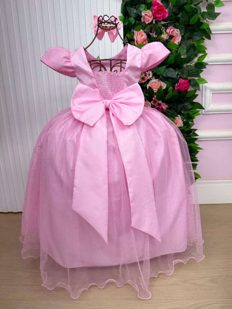 Vestido Marie Longo Heloisa Rosa Bebe (VESTMRIELGNHLIRSBB)