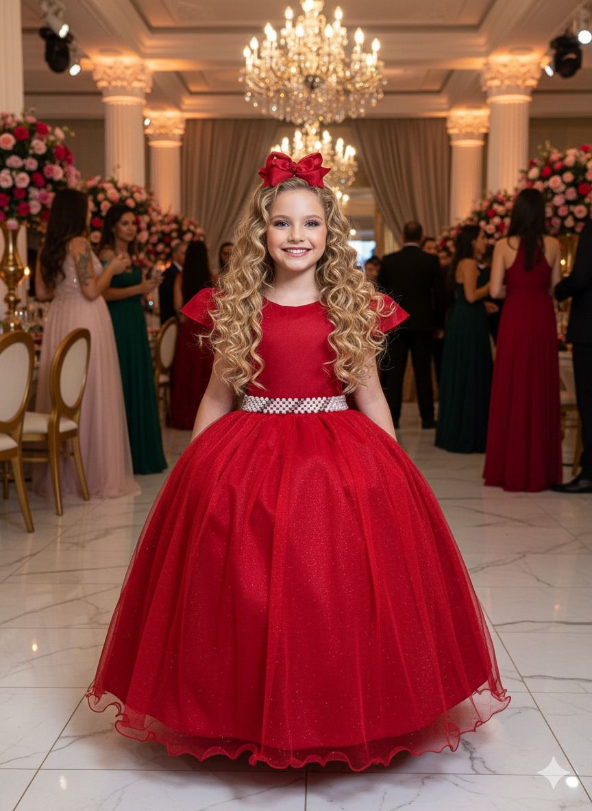 Vestido Marie Longo Heloisa Vermelho (VESTMRELNGHELSVERM)