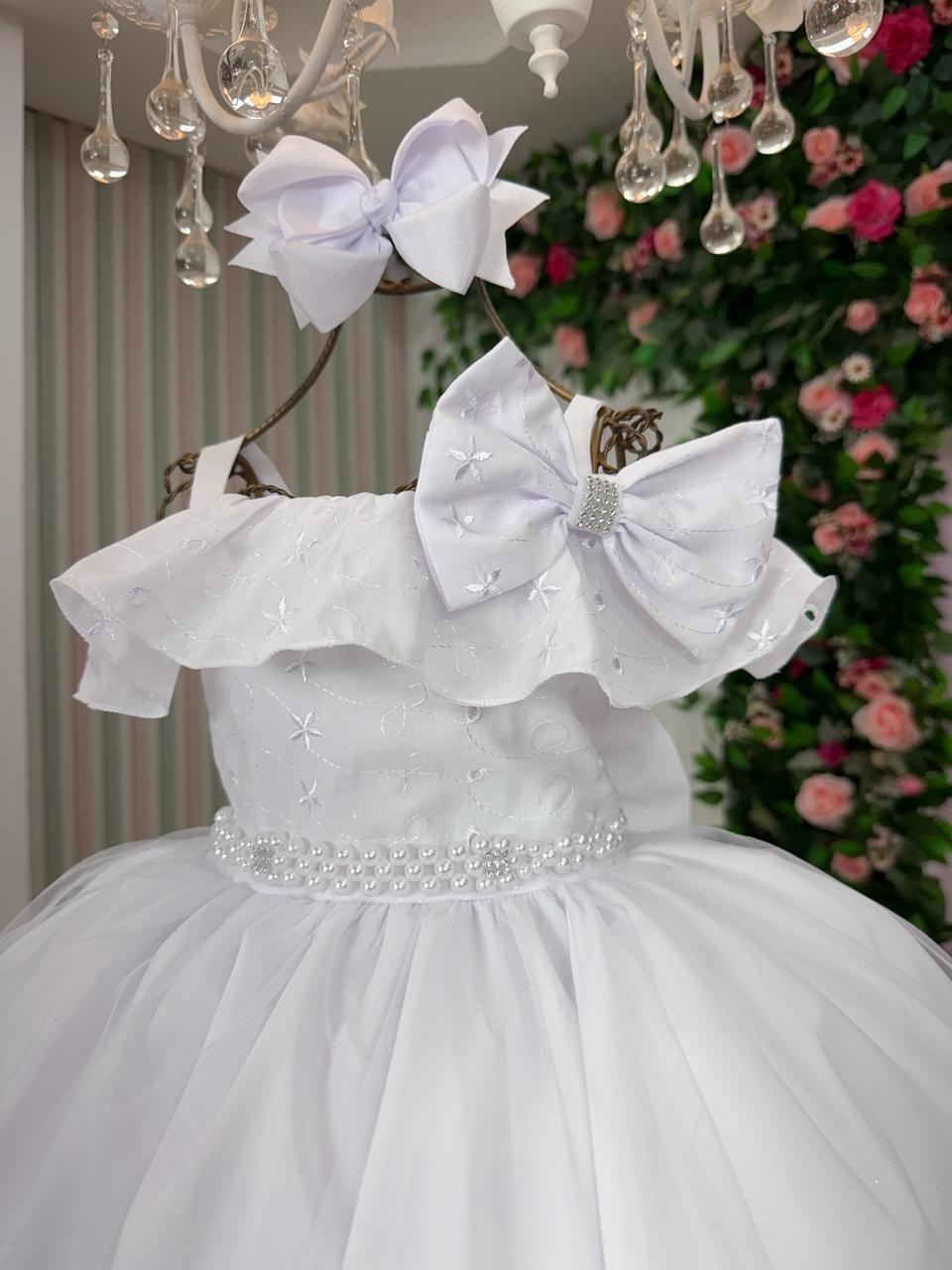 Vestido Bella Child Martina Branco (VESTBLLCHMTNBRC)
