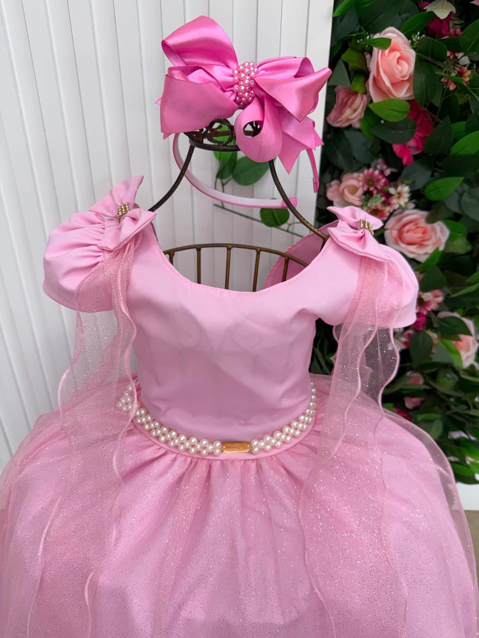 Vestido Banana Club Longo Diamante Rosa (VESTBNANCLBLNGDAMTRSCLHT)