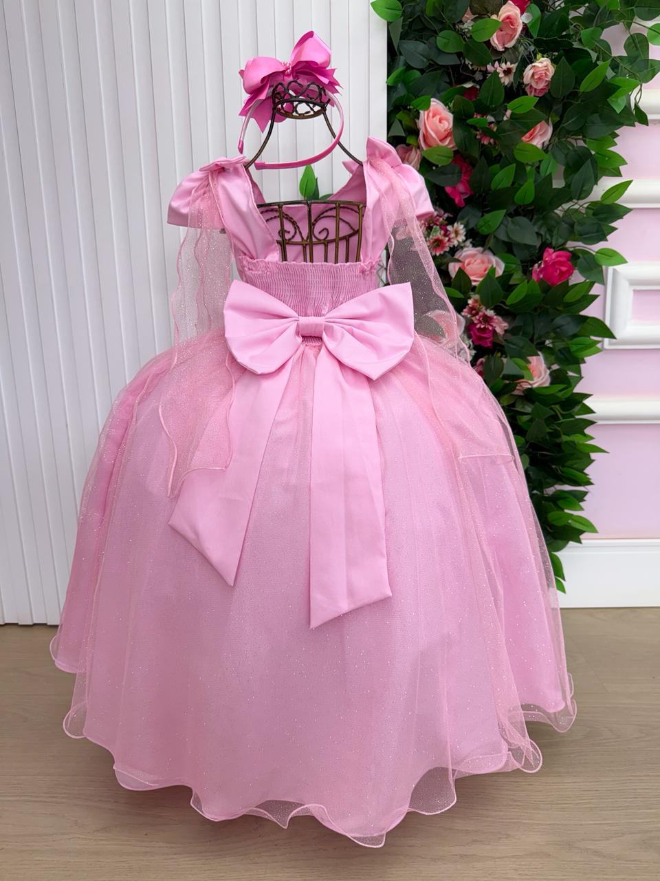 Vestido Banana Club Longo Diamante Rosa (VESTBNANCLBLNGDAMTRSCLHT)
