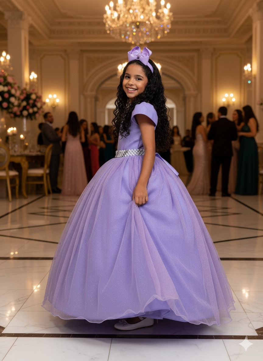 Vestido Marie Longo Heloisa Lilas (VESTMRELNGHLISLLAS)