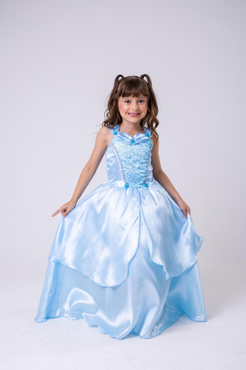 Fantasia Princesa Belli Longa Princesa Azul Modelo 3 (FNAPRNBLLCINDMDL3)