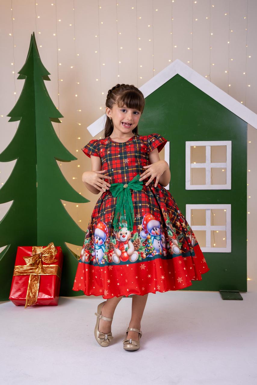 Vestido Marie Magia De Natal Vermelho (VESTMREDNTLVERM)