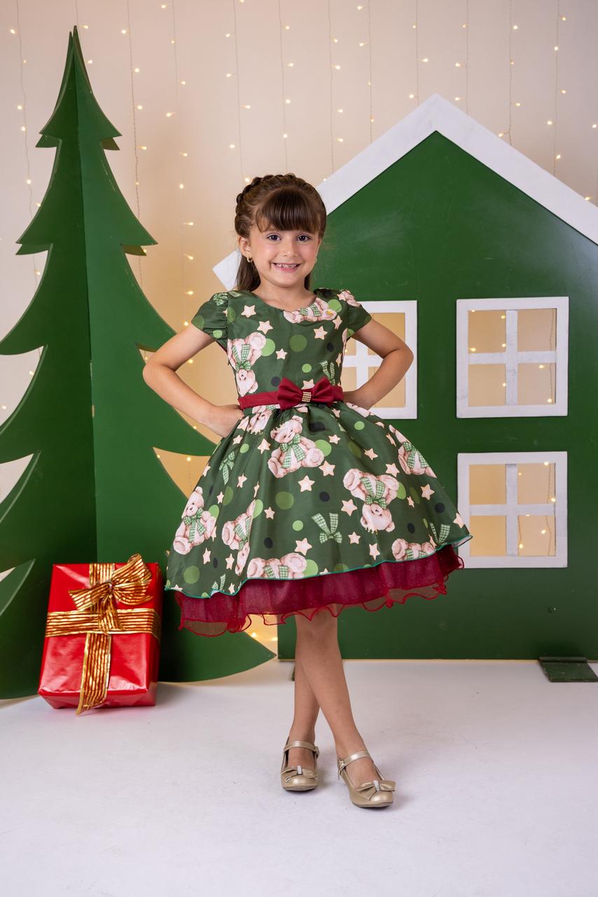 Vestido Banana Club Encanto de Natal Verde (VESTBNNCLBENNT)