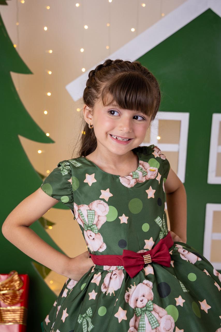 Vestido Banana Club Encanto de Natal Verde (VESTBNNCLBENNT)