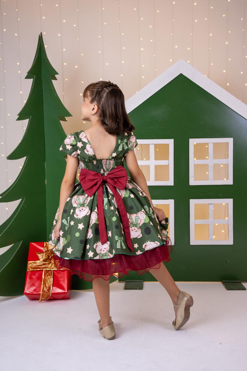 Vestido Banana Club Encanto de Natal Verde (VESTBNNCLBENNT)