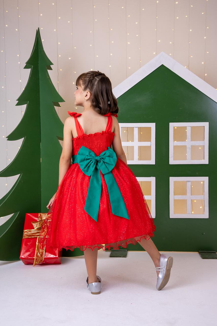 Vestido Marie Aurora Natalino Vermelho - Natal (VESTMRENTLNAUROVERMNTL)