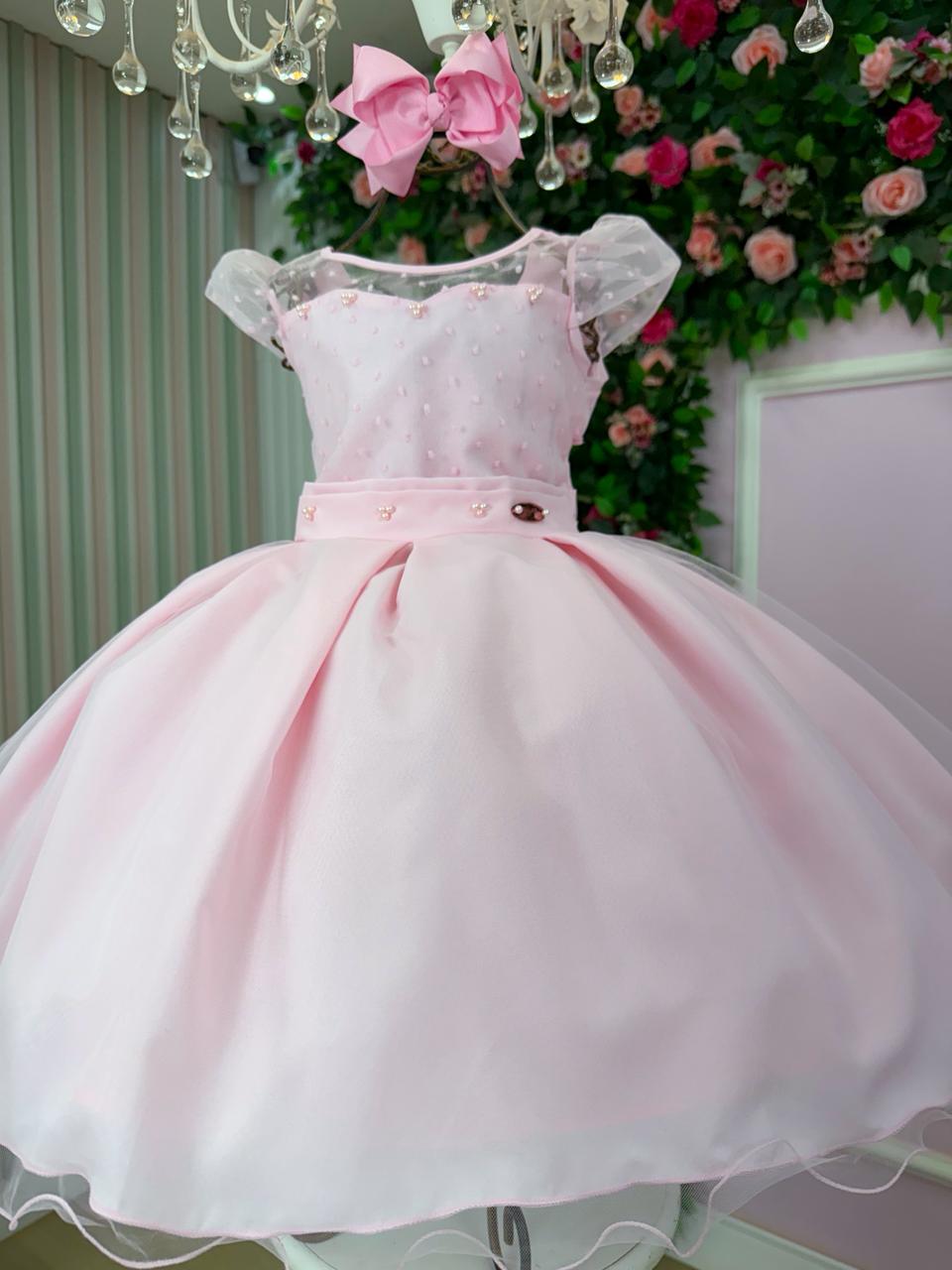 Vestido Mini Miss Isabela Rosa (VESTMNMSISRS)