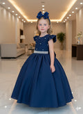 Vestido Ysa Kids Ariane Longo Azul Marinho (VESTYSAKIARILOAZUMAR)