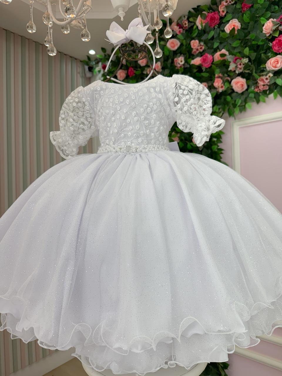 Vestido Bella Child Laize Branco (VESTBELLCLDLOIZEBRNCO)