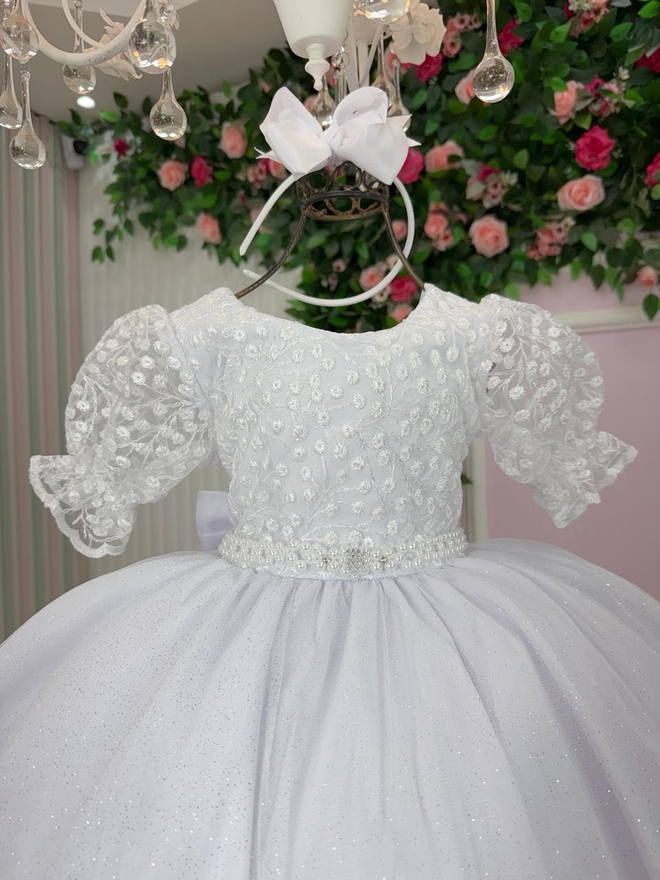 Vestido Bella Child Laize Branco (VESTBELLCLDLOIZEBRNCO)