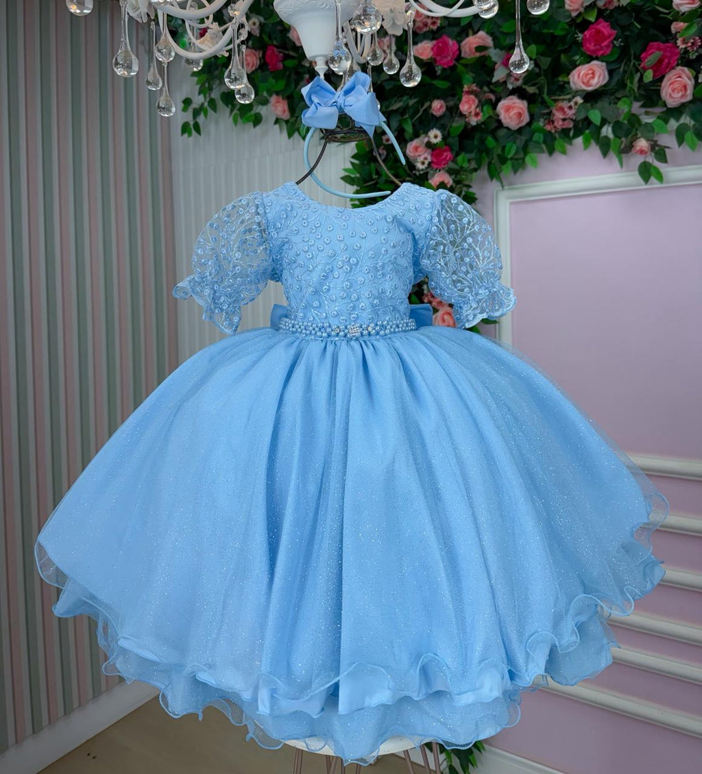 Vestido Bella Child Laize Azul Bebe (VESTBLLCHLDLZAZLBB)