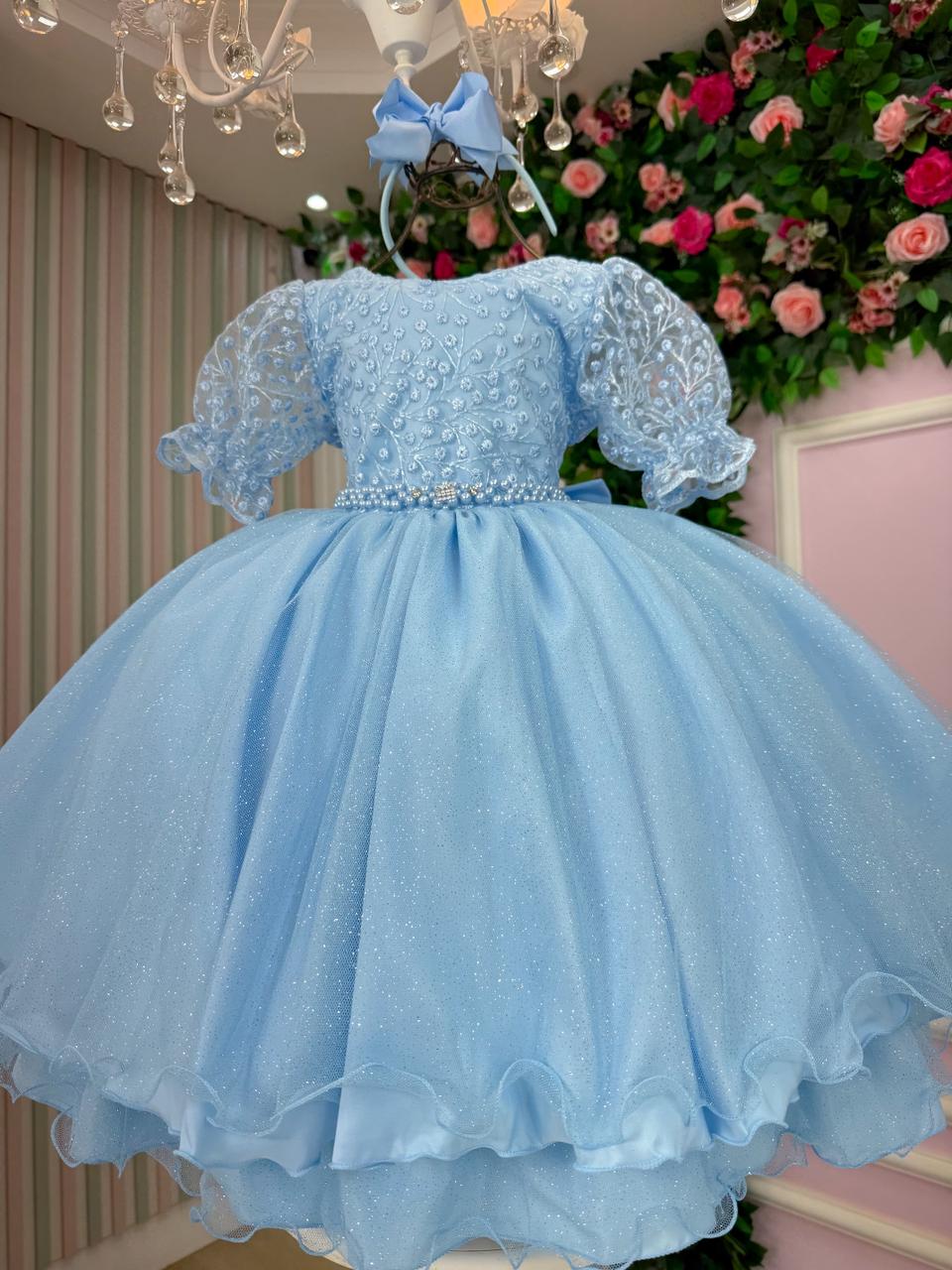 Vestido Bella Child Laize Azul Bebe (VESTBLLCHLDLZAZLBB)