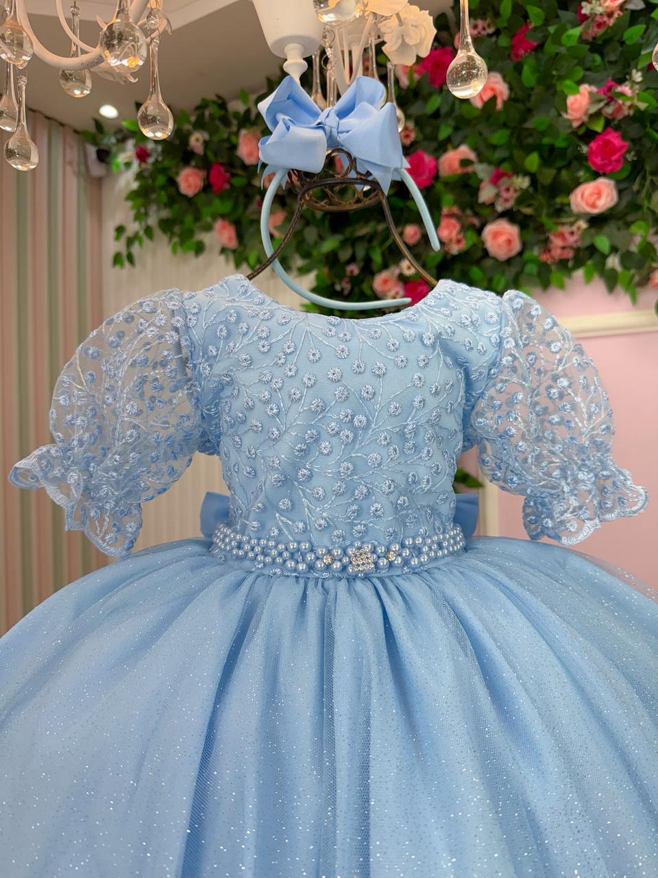 Vestido Bella Child Laize Azul Bebe (VESTBLLCHLDLZAZLBB)